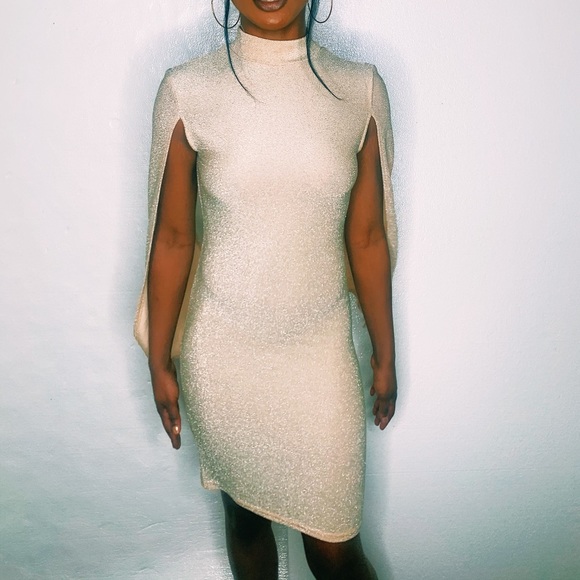 Sparkle Split-Sleeve Dress - Picture 3 of 5